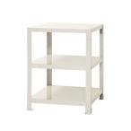 キタジマ スチールラック スマートラック 白 3段【北海道・沖縄・離島配送不可】【時間帯指定不可】【同梱不可】 NSTR-124 幅450mm 【C】【代引不可】 爆買