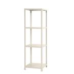 キタジマ スチールラック スマートラック 白 4段【北海道・沖縄・離島配送不可】【時間帯指定不可】【同梱不可】 NSTR-523 幅450mm 【C】【代引不可】 爆買