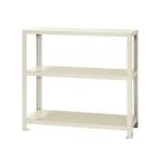 キタジマ スチールラック スマートラック 白 3段【北海道・沖縄・離島配送不可】【時間帯指定不可】【同梱不可】 NSTR-256 幅800mm 【C】【代引不可】 爆買