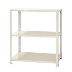 ショッピングスチールラック キタジマ スチールラック スマートラック 白 3段【北海道・沖縄・離島配送不可】【時間帯指定不可】【同梱不可】 NSTR-356 幅800mm 【C】【代引不可】