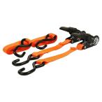 E-value ラチェット式荷締機 ショートタイプ 2本組 25mm×2.3m [荷造り 固定 運搬 結束] [No.ERT-25SSR]