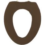ヨコズナクリエーション カラーショップ O型 便座カバー [トイレ用品 O型便座専用 アクリル 洗濯OK 季節 模様替え] ブラウン 爆買