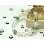 パワーストーンブレスレットアベンチュリン8mm水晶天然石メンズレディース