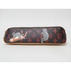  не использовался товар LOUIS VUITTON Louis Vuitton монограмма кошка грамм tu разрозненный *e Liza спальное место пенал кисть коробка кошка ..GI0357