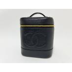 CHANEL Chanel черная икра s gold косметичка косметика сумка ручная сумочка CC Mark черный карта 42 номер Vintage прекрасный товар 