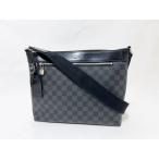 LOUIS VUITTON Louis Vuitton Damier gla Fit mikPM NM сумка на плечо наклонный .. мужской черный N40003