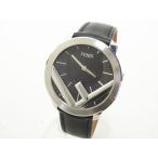 送料無料 FENDI フェンディ ラナウェイ メンズウォッチ 腕時計 革バンド クォーツ 71000L 美品