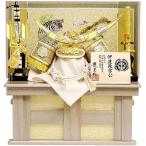 五月人形 収納飾り10号「伊達政宗」J10102　コンパクト飾り　戦国武将　弓太刀付　コンパクト収納　兜　かぶと　端午の節句　初節句　お祝い　プレゼント