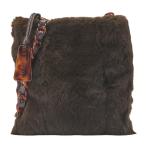 ショッピングCHANEL CHANEL シャネル 　ショルダーバッグ 　ファー　ロゴチャーム べっ甲　チェーンショルダーバッグ  オリーブ（黒　金具）