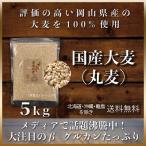 大麦(丸麦) 5kg(5kg×1袋) 雑穀 岡山県産 もち麦の代わりに 送料無料 安い 国産