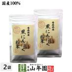  здоровое питание местного производства 100% Aomori префектура производство чёрный чеснок порошок 30g×2 пакет комплект Aomori префектура. ... большой земля .... крупный. чеснок ...