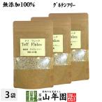 Yahoo! Yahoo!ショッピング(ヤフー ショッピング)健康食品 無添加100％ テフ フレーク 60g×3袋セット そのまま食べられるホワイトテフ 送料無料