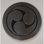  круг . левый три . высококлассный дом . искусство гравировки эмблема 50mm