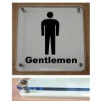 トイレマークプレート カラーエッジW式 10cmx10cm トイレマーク 二層式のトイレプレート 10cmの小さなプレート