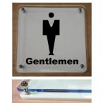 トイレマークプレート カラーエッジW式 10cmx10cm トイレマーク 二層式のトイレプレート 10cmの小さなプレート