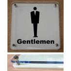 トイレマークプレート カラーエッジW式 10cmx10cm トイレマーク 二層式のトイレプレート 10cmの小さなプレート