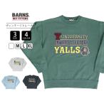 BARNS バーンズ メンズ トップス 秋冬 クルーネック スウェット 裏起毛 Athletic Crewneck Print Sweatshirt Y'ALLS カレッジロゴ BR-25462