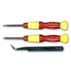 速達ネコポスで発送 PSP2000 PSP3000 ツール3点セット　◆ドライバーセット（T2&プラス）＆ピンセット