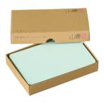  гора . одиночный карта 2 номер EC зеленый CoC 0.239mm толщина 100 листов / приветствие форма для 103×154mm угол круг пастель цвет одноцветный 00302033-0100