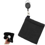 FIMIL Golf полотенце мяч для гольфа очиститель Golf для чистый .kalabina. удобный водонепроницаемый брелок для ключа пряжка 14*14cm( черный ) мяч для гольфа k Lee ni