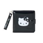  Sanrio (SANRIO) винил бумажник (I Love Hello Kitty) Hello Kitty черный PVC кошелек складывающийся пополам модель объект возраст 3 лет и больше 606464