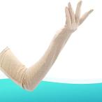 UV カット 滑り止め ロングUV手袋 (全長約60cm) 運転用手袋 紫外線対策 日焼け対策 レディース 冷房対策 アームカバー 腕カバー