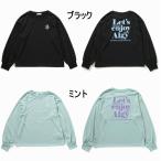 30%OFF/メール便/子供服/キッズ/ジュニア/女子/長袖/長袖Tシャツ/トップス/バックプリントロンT/ALGY【アルジー】2025春