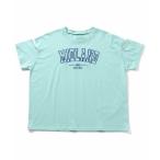 30%OFF/メール便/子供服/キッズ/ジュニア/女子/半袖/Tシャツ/トップス/【接触冷感】MIDLAND肩あきBIGT/ALGY【アルジー】2025夏