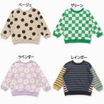 20%OFF/メール便/子供服/キッズ/長袖/トップス/裏毛/男子/女子/スウエット/【どっちも正解】DAISUKI 総柄トレーナー/BREEZE【ブリーズ】2025秋冬