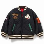 ショッピングキャラクター 15%OFF/メール便NG/子供服/キッズ/アウター/防寒/羽織/ミッキー/ディズニーキャラクター/ワッペンキルティングジャケット/F.O.KIDS【エフオーキッズ】2025秋冬