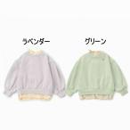 ショッピングセラフ 30%OFF/メール便NG/子供服/キッズ/女子/長袖/裏起毛/リボン/バックリボンレイヤードトレーナー/Seraph【セラフ】2025秋冬