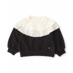 ショッピングセラフ 10%OFF/メール便/子供服/キッズ/女子/長袖/裏毛/薄手ツイル/襟フリルトレーナー/Seraph【セラフ】2025秋冬