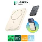 UGREEN магнит тип беспроводной мобильный аккумулятор 10000mAh Qi15W PD20W внезапный скорость зарядка мощный поглощение кабель есть PSE согласовано 