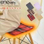 ホットマット usb ミニ 1人用 3段階温度調節 エネタンポ コンパクト 足元 デスク下 ひざ掛け 省エネ シートウォーマー ホットカーペット あたっか 冷え対策