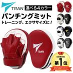パンチングミット パンチング グローブ ミット ボクシング TRAN 黒 キックボクシング 格闘技 空手 テコンドー 練習用 2個セット フリーサイズ 父の日