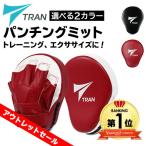 アウトレット品 パンチングミット パンチング グローブ ミット ボクシング TRAN 黒 キックボクシング 格闘技 空手 テコンドー 練習用 2個セット フリーサイズ