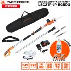  height branch electric saw rechargeable light weight 3m [24V cordless 3m height branch saw light razor 3 kind bag attaching ] pruning at high place saw YARDFORCE yard force ( LSC21P-JP-BGBD3)