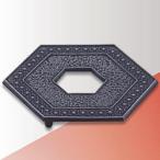 ショッピング南部鉄瓶 南部鉄釜敷 六角亀甲（大） ( 釜敷き 鉄瓶 敷物 南部鉄器 南部鉄瓶 急須 )