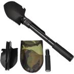 シャベル  多機能シャベル 折りたたみスコップ 収納バッグ付き 車載スコップ ガーデニング 折り畳み シャベル 除雪 泥取り 軍用 携帯 防災 スコップ