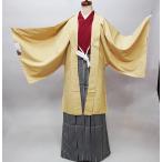  перо тканый hakama комплект мужской L размер согласовано рост 171-180cm половина нижняя рубашка мужской пояс "оби" перо тканый шнур имеется . inserting возможно . hakama красный серия × бежевый новый товар ( АО ) дешево рисовое поле магазин NO34622