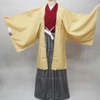  перо тканый hakama комплект мужской M размер согласовано рост 165-170cm половина нижняя рубашка мужской пояс "оби" перо тканый шнур имеется . inserting возможно . hakama красный серия × бежевый новый товар ( АО ) дешево рисовое поле магазин NO34627
