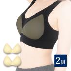 ＼10％OFFクーポン／ 5/19迄 一体型ブラパッド ウィングアップパッド 2枚組 左右一体型 ピーナッツパッド