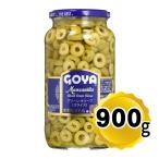 GOYAgoya зеленый оливковый ломтик 900g большой бутылка Испания производство man The niro вид SLICED GREEN OLIVE