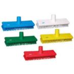 デッキブラシ ハードタイプ7041 (通水機能付き) (ハンドル別売) グリーン