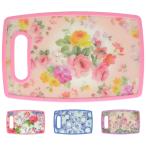 ショッピングＺＡＫＫＡ カッティングボード おしゃれ まな板 Sサイズ 花柄 可愛い バラ柄 耐熱80℃