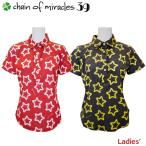 Chain of miracle39 COM39-22-2104 Ladies звезда рисунок женский Polo Golf одежда tops рубашка с коротким рукавом женский che in ob miracle 