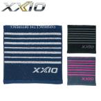 ウォッシュタオル ダンロップ ゼクシオ DUNLOP XXIO ネイビー ホワイト ブラック グレー ピンク 340×350mm GGF-07113 ゴルフ 肌ざわり 抜群 ハンドタオル