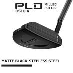  булавка PLD MILLED OSLO 4 MATTE BLACK Putterpi-e Rudy - Mill do мужской ro4 матовый черный короткая клюшка мужской правый для MATTE BLACK-STEPLESS steel вал PING