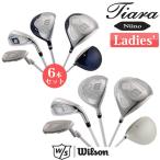  Wilson Tiara колено no6 шт. комплект (1W,4W,7I,9I,SW,PT) женский комплект клюшек Golf начинающий начинающий 2024 год модели WILSON TIARA Niino