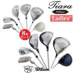  Wilson Tiara колено no8 шт. комплект (1W,4W,U6,7I,9I,PW,SW,PT) женский комплект клюшек Golf начинающий начинающий 2024 год модели WILSON TIARA Niino